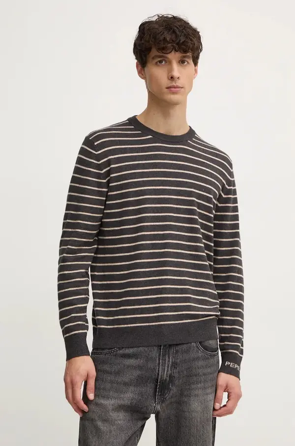 Pepe Jeans Pulover s primesjo volne Pepe Jeans NEW ANDRE STRIPES