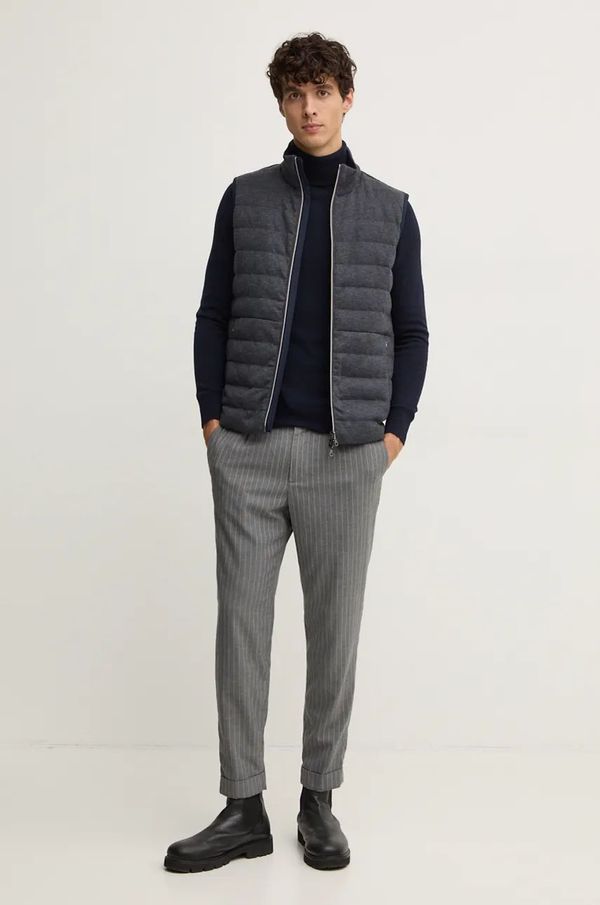 Sisley Pulover s primesjo volne Sisley moški, mornarsko modra barva, 102HS2177