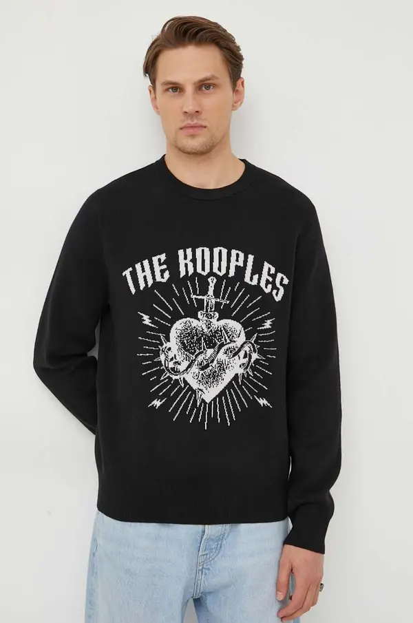 The Kooples Pulover s primesjo volne The Kooples