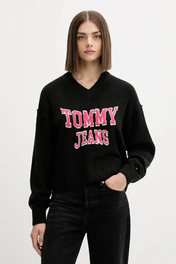 Tommy Jeans Pulover s primesjo volne Tommy Jeans