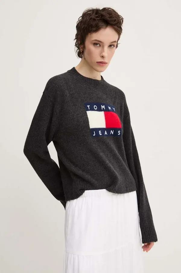 Tommy Jeans Pulover s primesjo volne Tommy Jeans