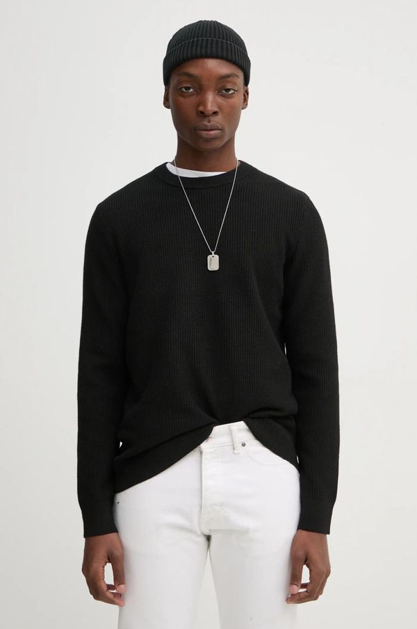 Samsoe Samsoe Pulover Samsoe Samsoe moški, črna barva, M24400021