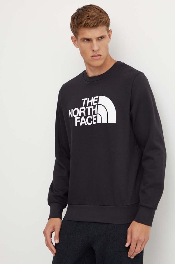 The North Face Pulover The North Face Easy Crew moški, črna barva, NF0A89FGJK31