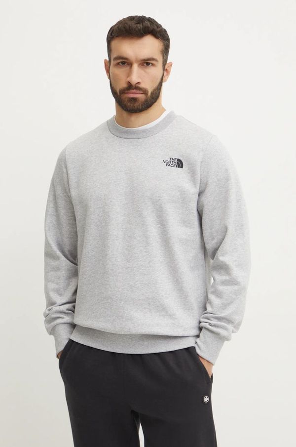 The North Face Pulover The North Face Simple Dome moški, siva barva, NF0A89FBDYX1