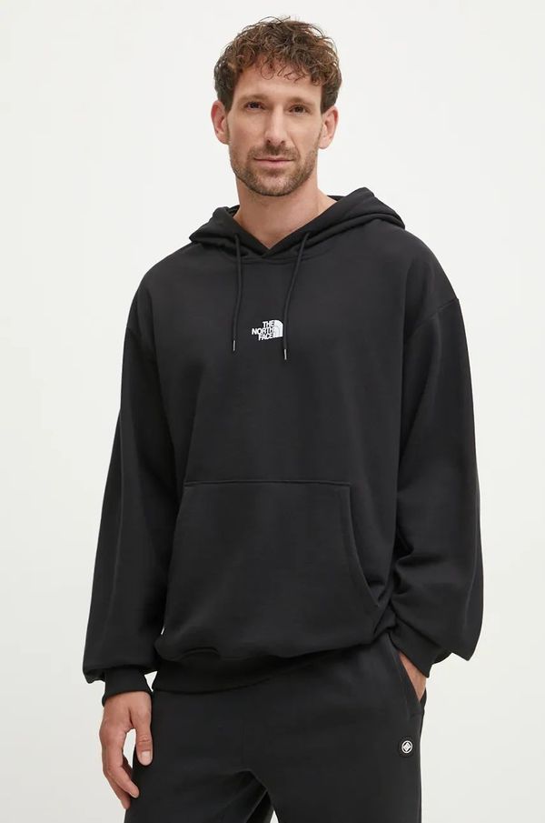 The North Face Pulover The North Face Zumu Hoodie moški, črna barva, s kapuco, NF0A89FJJK31