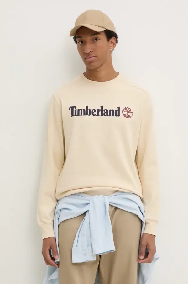 Timberland Pulover Timberland moški, bež barva, TB0A5UJYEFL1