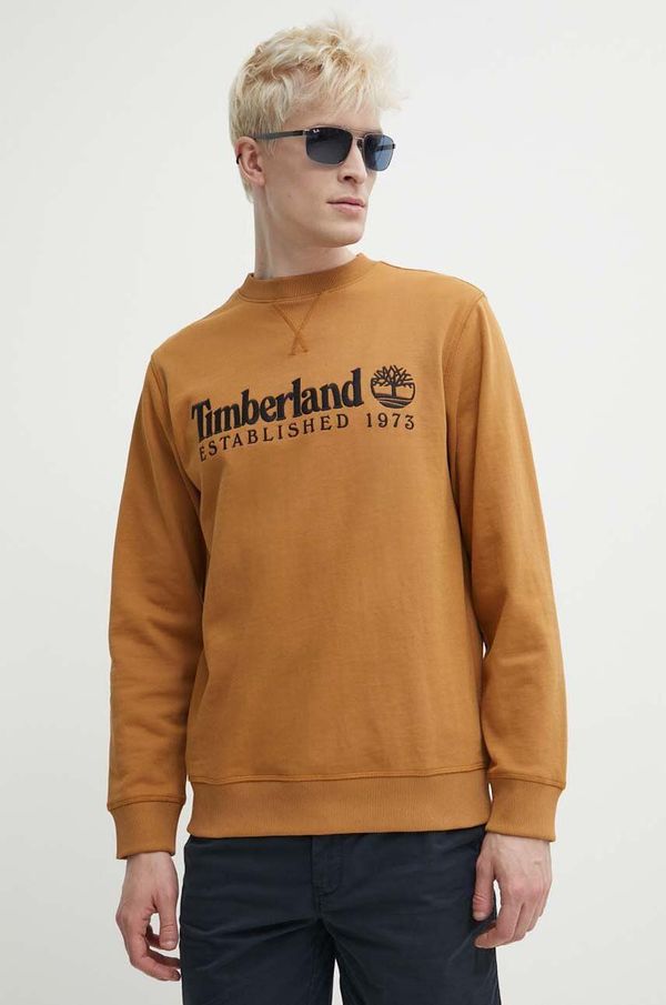 Timberland Pulover Timberland moški, rjava barva, TB0A2FEQP471