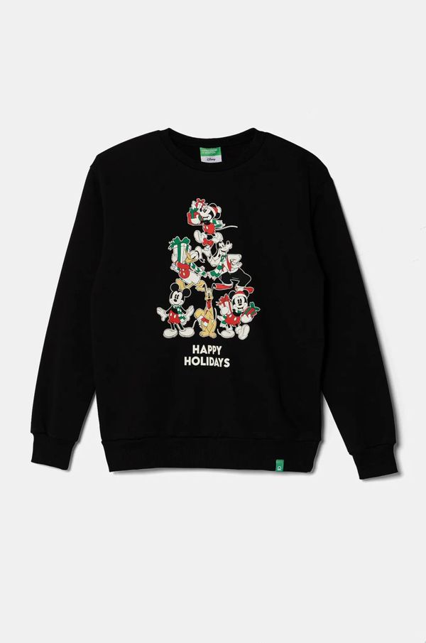 United Colors of Benetton Pulover United Colors of Benetton črna barva, 3J73C10LD