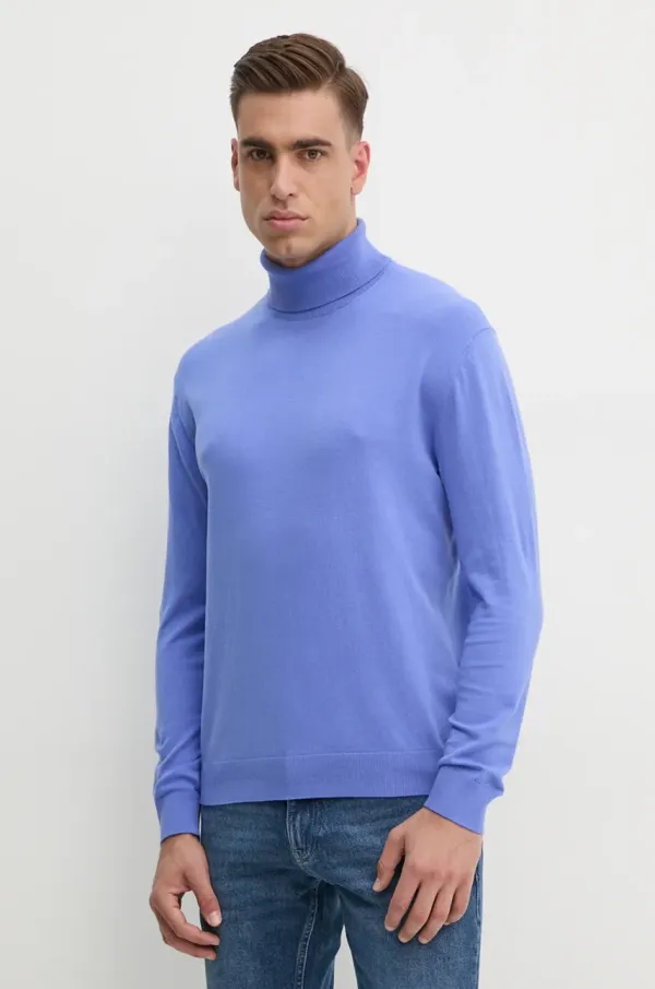 United Colors of Benetton Pulover United Colors of Benetton moški, vijolična barva