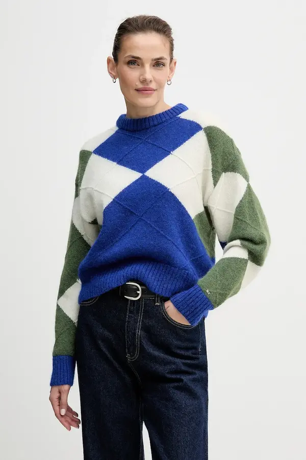 Tommy Hilfiger Pulover z dodatkom alpake Tommy Hilfiger