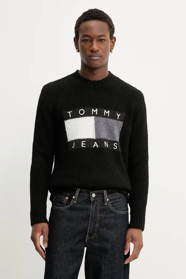 Tommy Jeans Pulover z dodatkom alpake Tommy Jeans