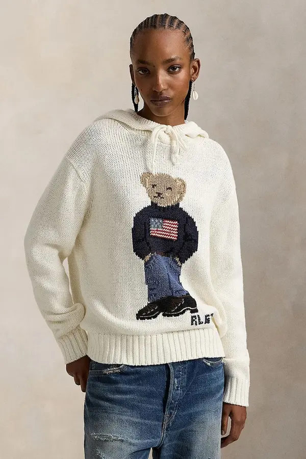 Polo Ralph Lauren Pulover z dodatkom lana Polo Ralph Lauren