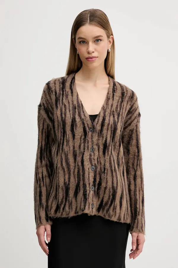 Sisley Pulover z dodatkom moherja Sisley
