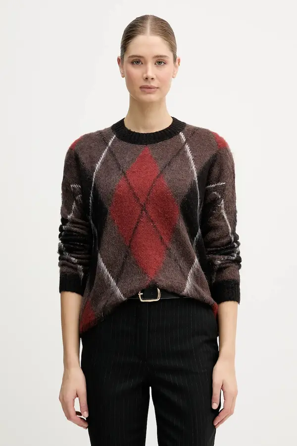 Sisley Pulover z dodatkom moherja Sisley