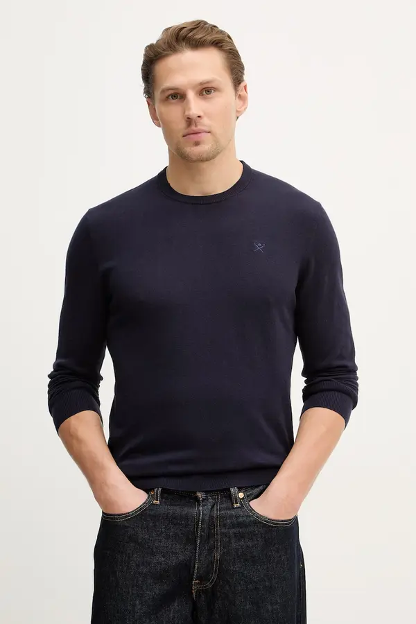 Hackett London Pulover z dodatkom svile Hackett London