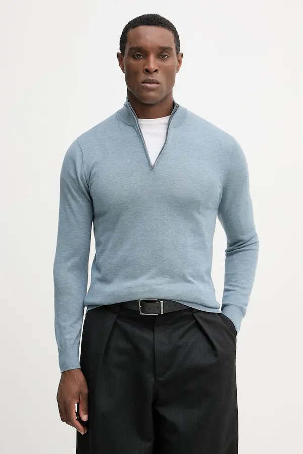Hackett London Pulover z dodatkom svile Hackett London