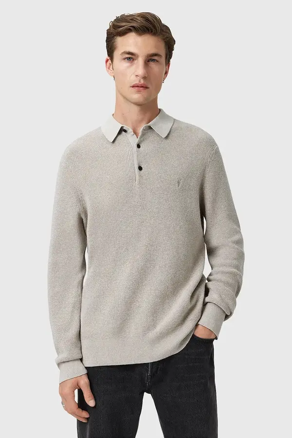 AllSaints Pulover z dodatkom volne AllSaints ASPEN