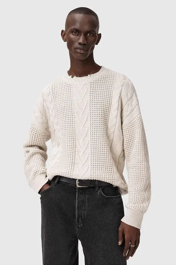 AllSaints Pulover z dodatkom volne AllSaints