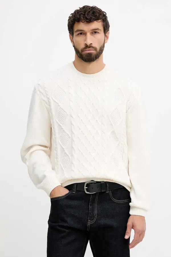Armani Exchange Pulover z dodatkom volne Armani Exchange