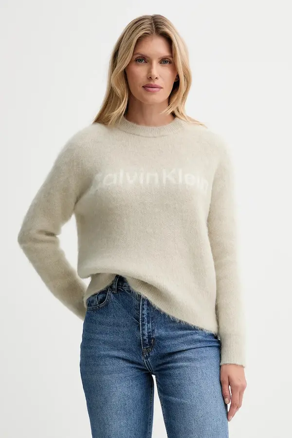 Calvin Klein Pulover z dodatkom volne Calvin Klein