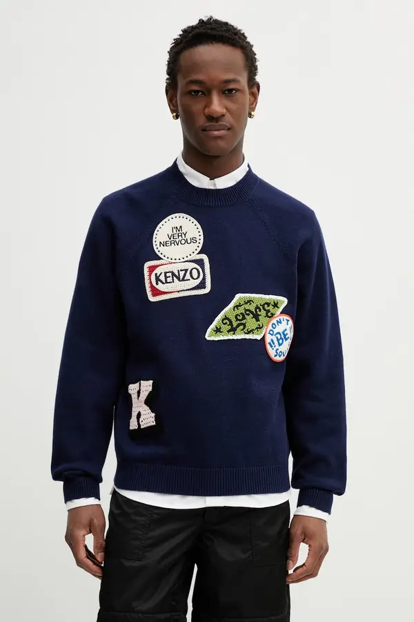 Kenzo Pulover z dodatkom volne Kenzo