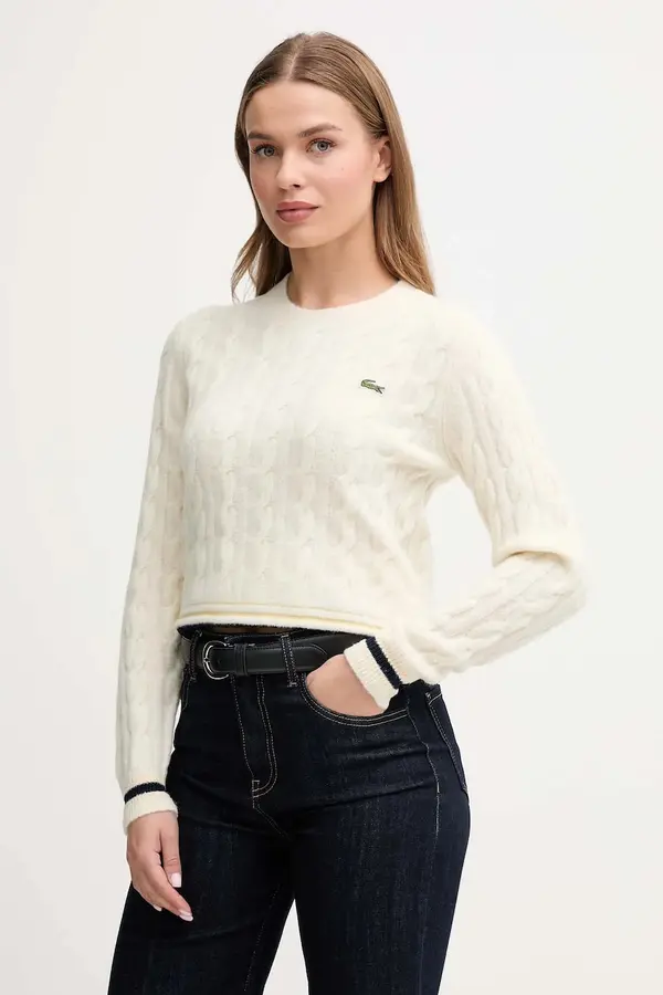 Lacoste Pulover z dodatkom volne Lacoste