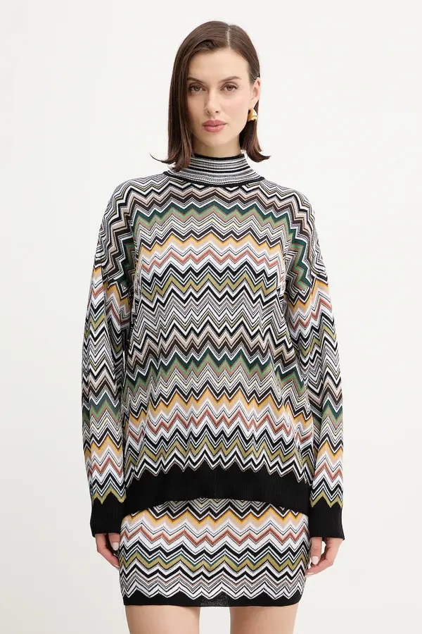 Missoni Pulover z dodatkom volne Missoni