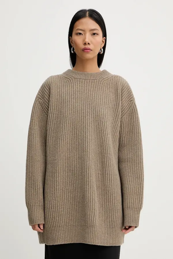MM6 Maison Margiela Pulover z dodatkom volne MM6 Maison Margiela