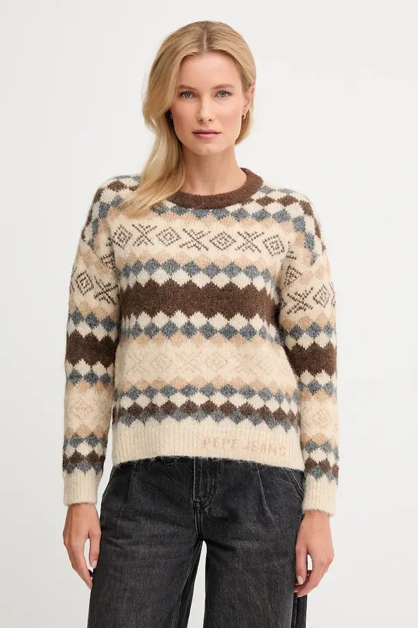 Pepe Jeans Pulover z dodatkom volne Pepe Jeans