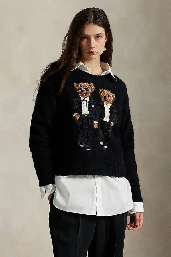 Polo Ralph Lauren Pulover z dodatkom volne Polo Ralph Lauren