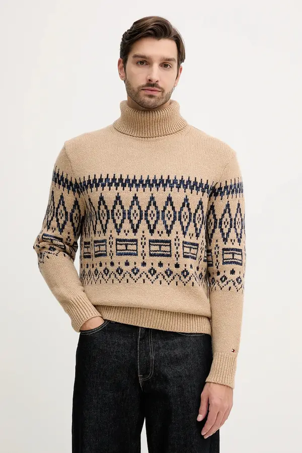 Tommy Hilfiger Pulover z dodatkom volne Tommy Hilfiger