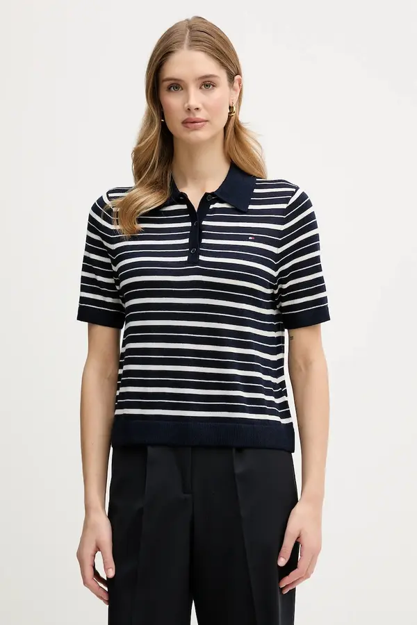 Tommy Hilfiger Pulover z dodatkom volne Tommy Hilfiger