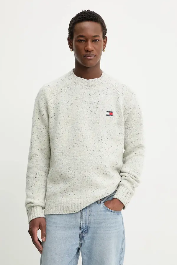 Tommy Jeans Pulover z dodatkom volne Tommy Jeans