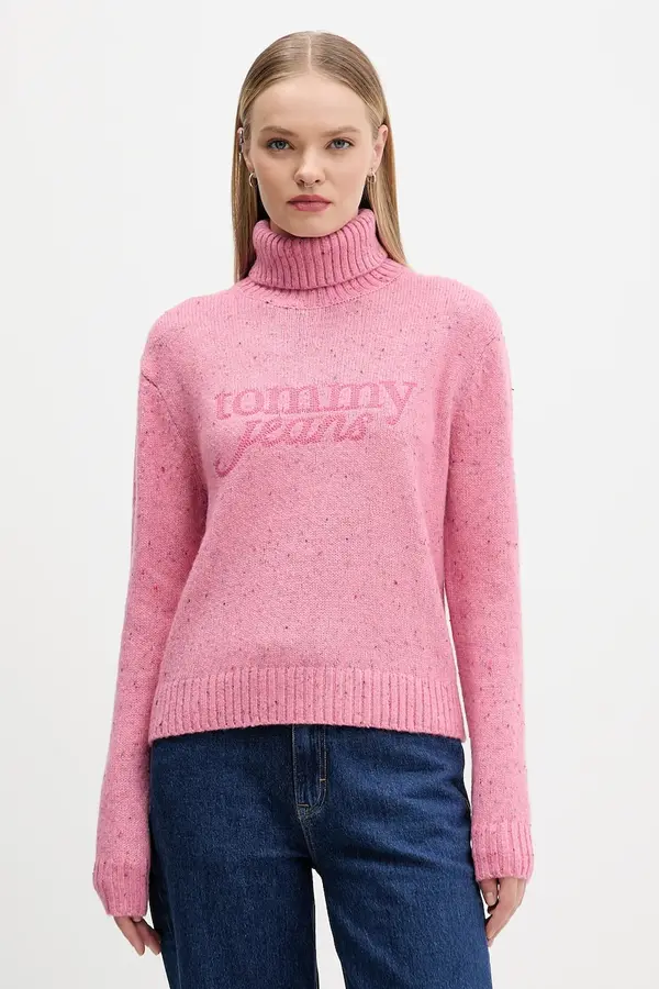 Tommy Jeans Pulover z dodatkom volne Tommy Jeans