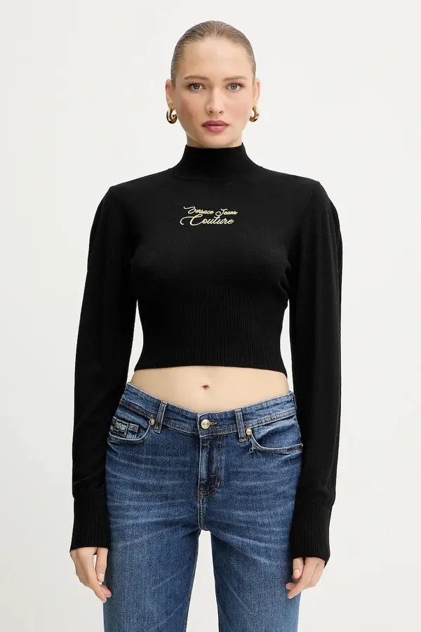 Versace Jeans Couture Pulover z dodatkom volne Versace Jeans Couture