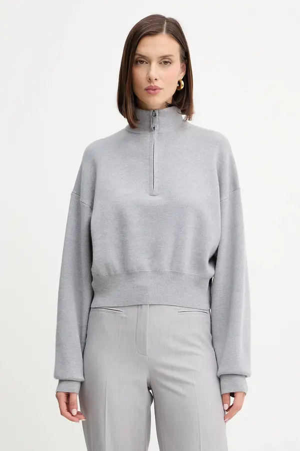 Victoria Beckham Pulover z dodatkom volne Victoria Beckham