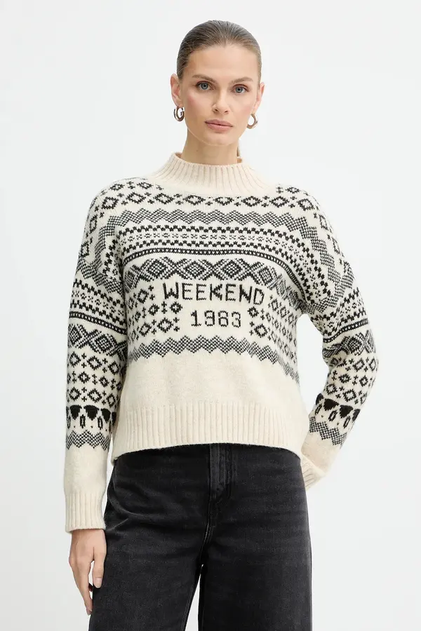 Weekend Max Mara Pulover z dodatkom volne Weekend Max Mara BRIOSO