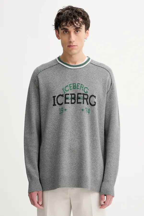 Iceberg Pulover z volno Iceberg