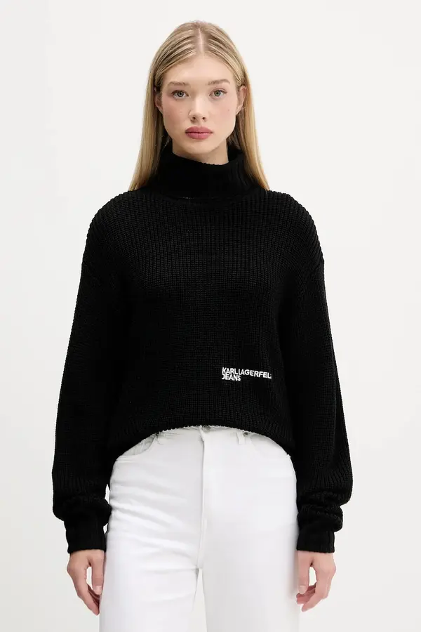 Karl Lagerfeld Jeans Pulover z volno Karl Lagerfeld Jeans