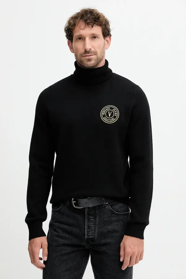Versace Jeans Couture Pulover z volno Versace Jeans Couture