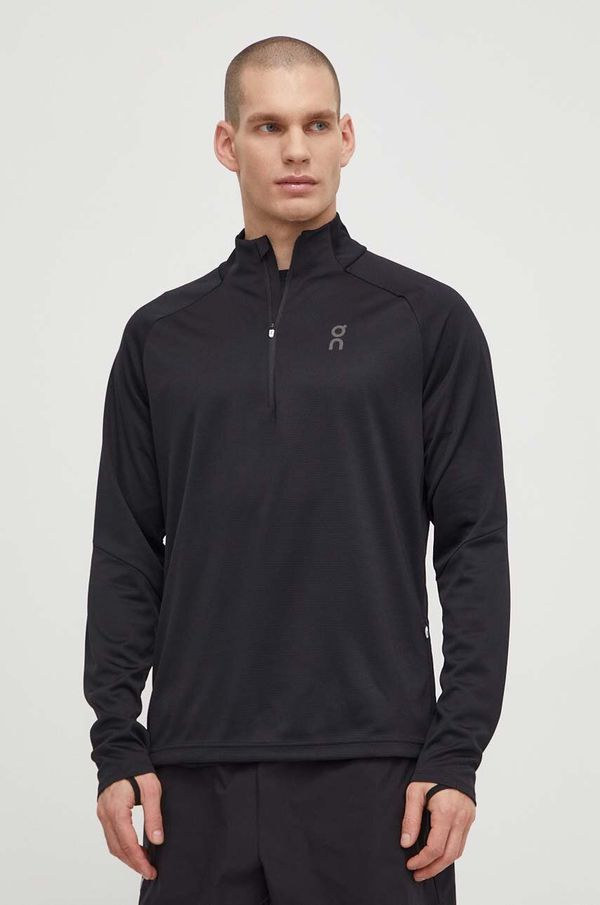 ON Running Pulover za tek On-running Climate črna barva
