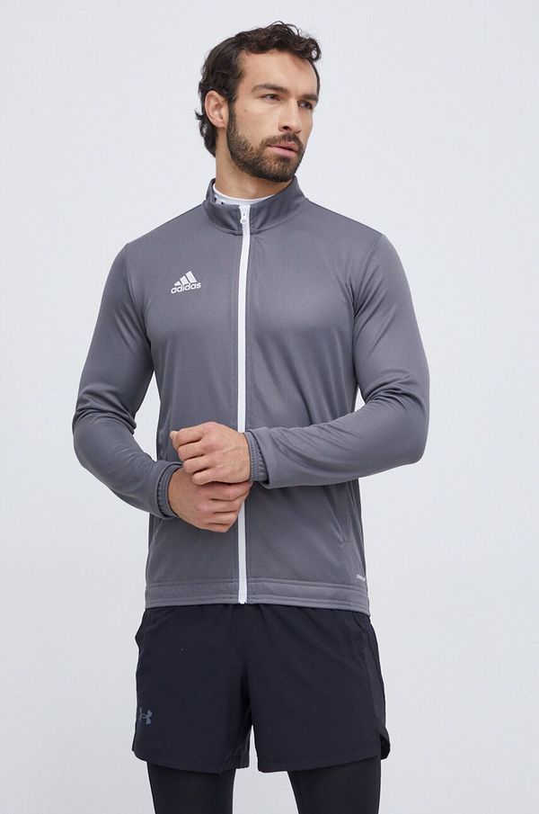 adidas Performance Pulover za vadbo adidas Performance Entrada 22 siva barva