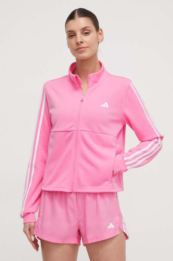 adidas Performance Pulover za vadbo adidas Performance roza barva