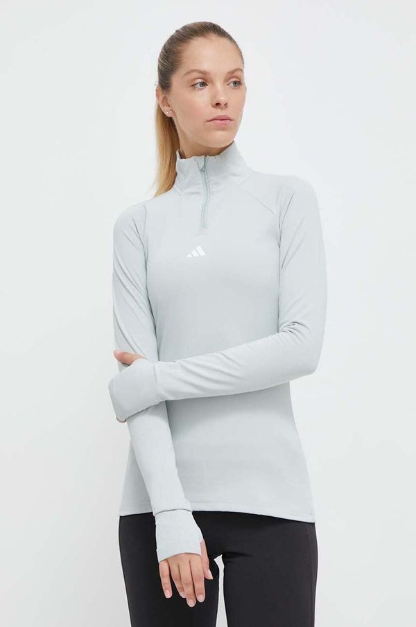 adidas Performance Pulover za vadbo adidas Performance Techfit COLD.RDY zelena barva