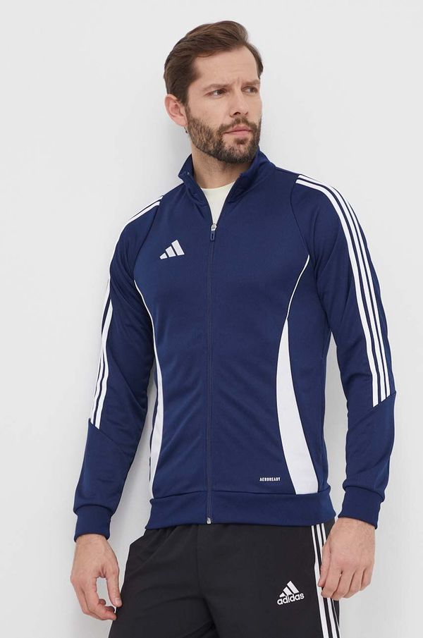 adidas Performance Pulover za vadbo adidas Performance Tiro 24 mornarsko modra barva, IR7498