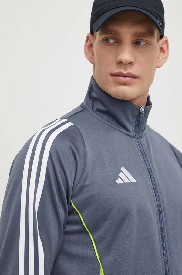 adidas Performance Pulover za vadbo adidas Performance Tiro 24 siva barva