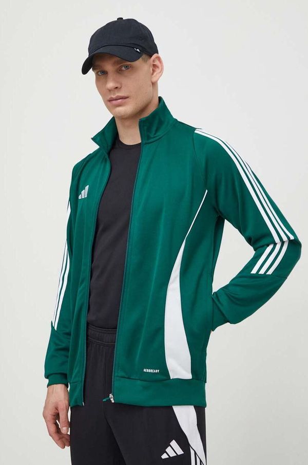 adidas Performance Pulover za vadbo adidas Performance Tiro 24 zelena barva