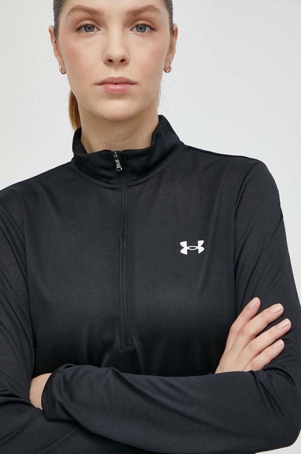 Under Armour Pulover za vadbo Under Armour Tech 1 črna barva