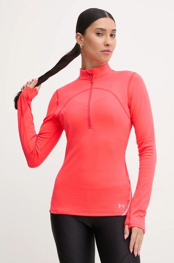 Under Armour Pulover za vadbo Under Armour Vanish Cold Weather rdeča barva, 1386417