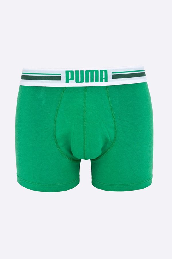 Puma Puma boksarice Puma Placed logo boxer 2p green (2-pack)